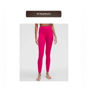 HeyNuts Pink High-Waisted Leggings S